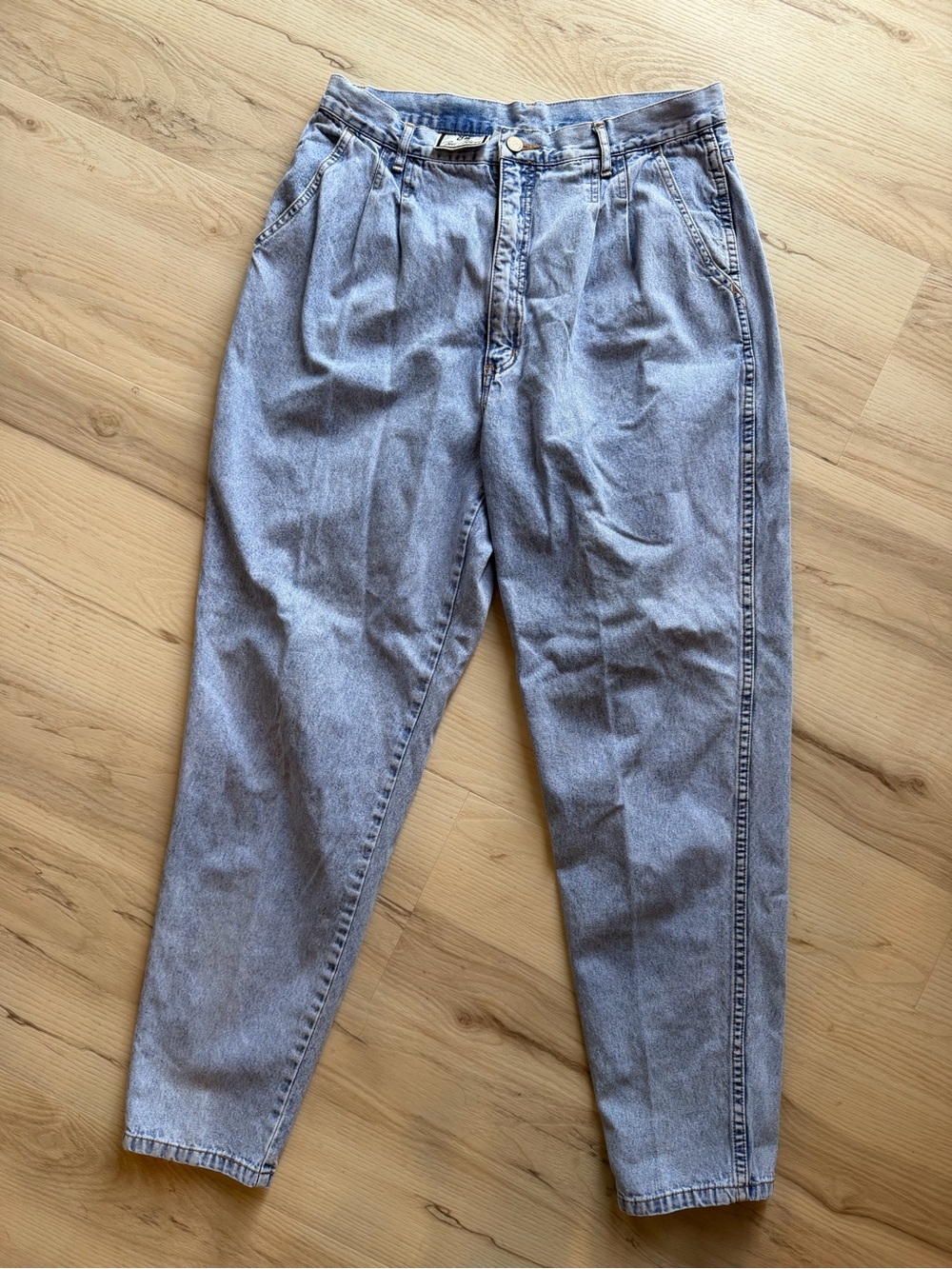 Vintage Bill Blass Light Blue Denim Jeans - 100% Cotton -0153